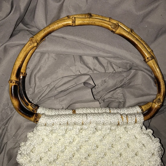 Vintage Macrame Small Handbag - Picture 3 of 5